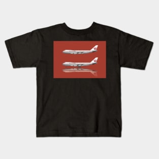 Japan Airlines 747-100 Kids T-Shirt